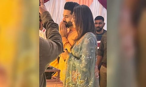 Jackky Bhagnani with Rakul Preet&nbsp;