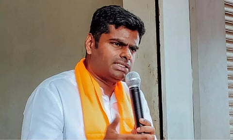 Tamil Nadu BJP president K Annamalai (PTI)