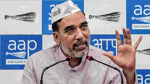Aam Aadmi Party leader Gopal Rai&nbsp;