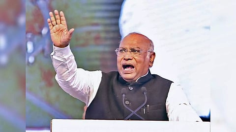Congress National President Mallikarjun Kharge (Photo/ANI)