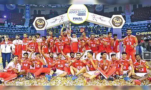 Gujarat Giants team that won the Ultimate Kho Kho Season 2