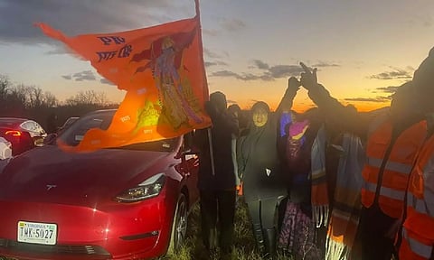 Tesla Musical light show in Maryland (ANI)