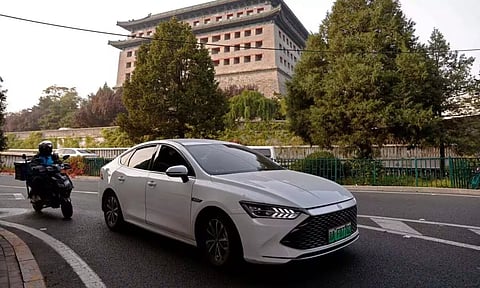 A BYD electric vehicle (Reuters)