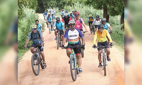 From previous cycling trail