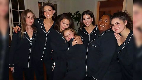 Still from the surprise pajama-themed birthday party (Photo/Instagram)