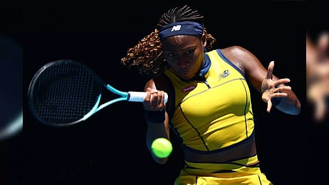 Coco Gauff in action (Photo/Reuters)