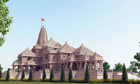 A preview of grand Ram Temple in Ayodhya