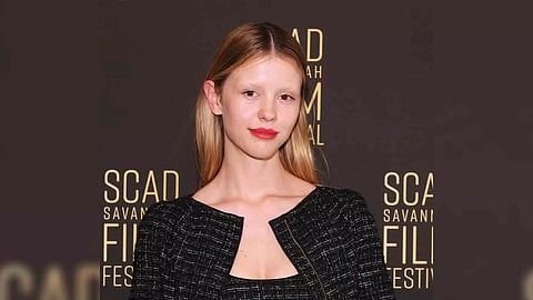 British actress Mia Goth
