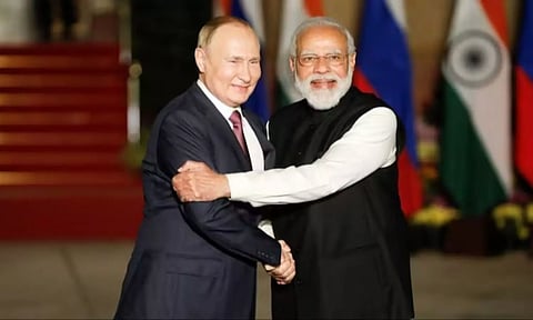 PMinister Narendra Modi and Russian President Vladimir Putin (Reuters)