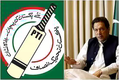 Pakistan Tehreek-e-Insaf party symbol; Imran Khan