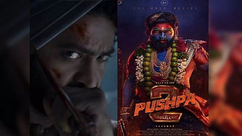 Posters of Devara and Pushpa 2 (X)