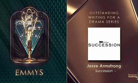 ‘Succession’ won Outstanding Writing for a Drama Series award. (X/Television Academy)