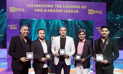 (L to R) Anup Kumar, Manjeet Chhillar, Ajay Thakur, Dharmaraj Cheralathan and Rishank Devadiga