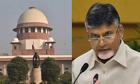 Supreme Court of India; N Chandrababu Naidu (File)