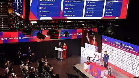 Draw made for ITTF World Team Championships Finals in Busan