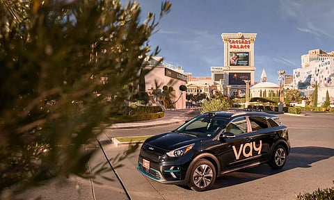 A Vay remotely-driven vehicle is pictured, in Las Vegas, U.S (Photo: Reuters)