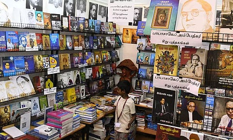 Baba Saheb Dr B R Ambedkar books in chennai book stall