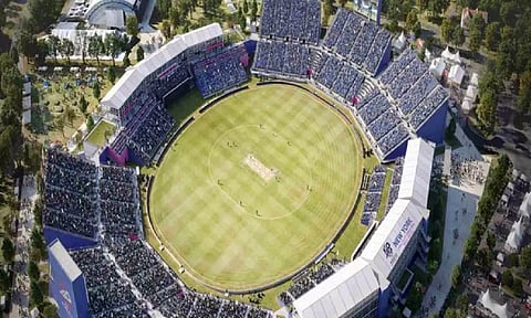 Image of a stadium. (ICC)