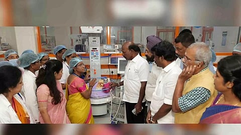 Health Minister Ma Subramanian announced the launch of several child health schemes (Photo/X)