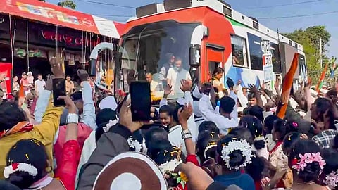 Rahul Gandhi-led Bharat Jodo Nyay Yatra will take a two-day break next week (Photo/PTI)