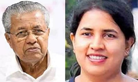Pinarayi Vijayan, Veena Vijayan (IANS)