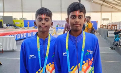 Twins Devesh K and Sarvesh K (IANS)&nbsp;