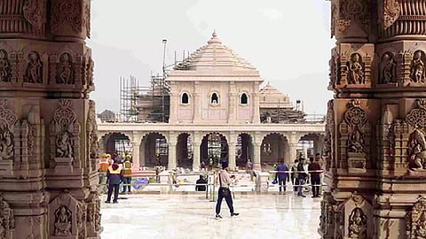A view of Ram Temple (Photo/ANI)