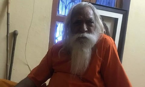 Acharya Satyendra Das, the chief priest of Ram Janmabhoomi temple. (IANS)