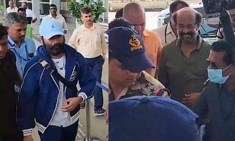 Actors Rajinikanth and Dhanush left for Ayodhya. (ANI)