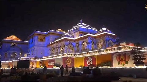 Visual of the Ram Temple (Photo/ANI)