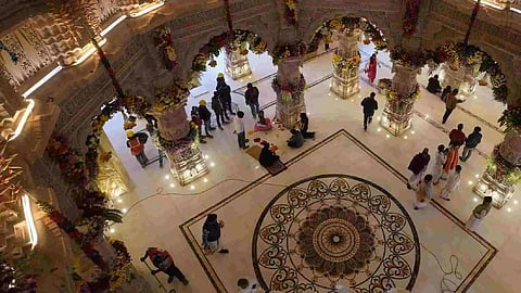 Newly constructed Ram temple in Ayodhya