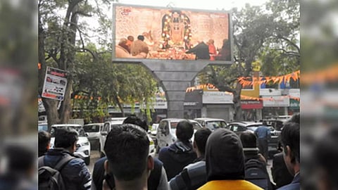 &nbsp;India and abroad came together to celebrate the 'Prana Pratishtha’ ceremony of Ram Lalla in Ayodhya (Photo/IANS)