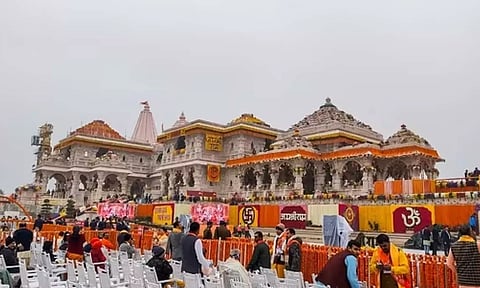 Ram temple in Ayodhya. (PTI)
