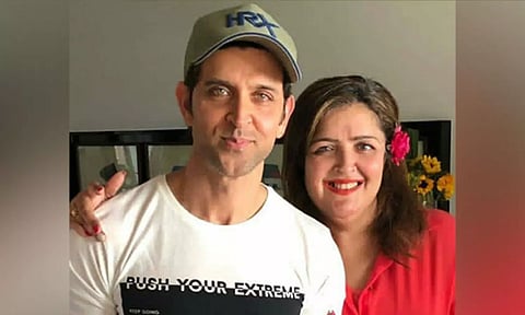 Hrithik Roshan and his sister Sunaina (ANI)