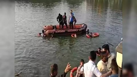 January 18 Vadodara lake boat capsize incident (Photo/IANS)