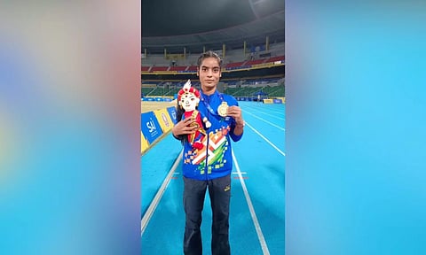 KIYG: Bihar farmer's daughter Durga runs into record books with 1500m gold
