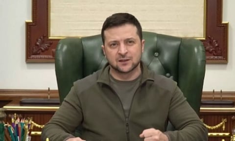 Ukraine President Volodymyr Zelensky