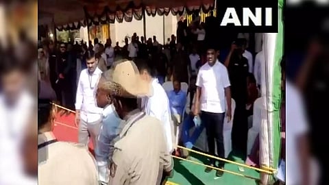 Visual from the Bengaluru parade ground (ANI)
