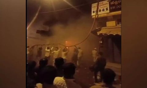 Visual from the spot. (ANI)