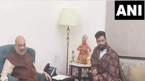 Union Home Minister Amit Shah, LJP chief Chirag Paswan (ANI)