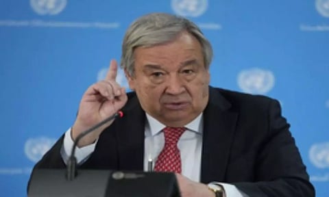 UN Chief Antonio Guterres