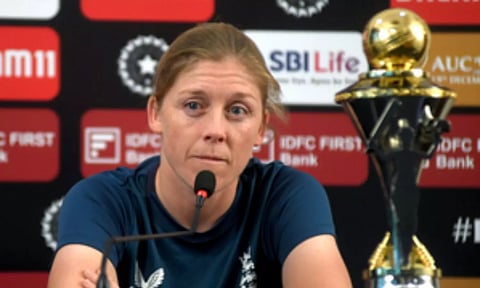 England captain Heather Knight