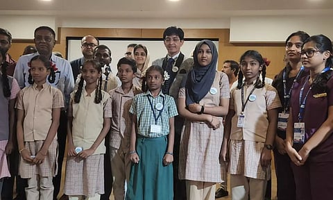 Edu kids program for students instilling the practice of waste segregations (Image: @chennaicorp)