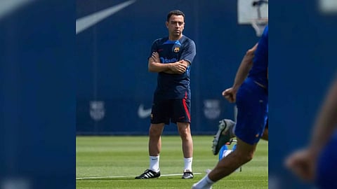 FC Barcelona coach Xavi Hernández (Photo/IANS)