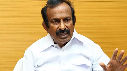 &nbsp;State housing and urban department minister S Muthusamy