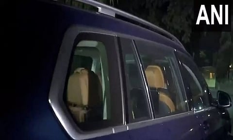 Jharkhand CM Hemant Soren's car seized by ED officials in connection with a land scam probe (ANI)