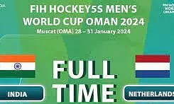 Hockey5s Men's WC: India lose 4-7 to Netherlands in quarters
