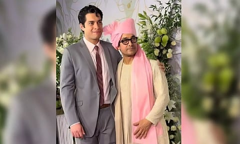 &nbsp;Junaid Khan; Aamir Khan (IANS)