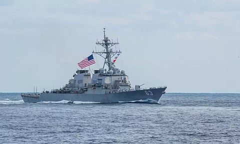 The Arleigh Burke-class guided-missile destroyer USS Stethem (Reuters)
