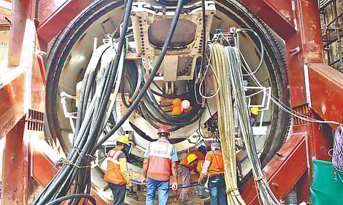 In Corridor-4, four Tunnel Boring Machines in operation